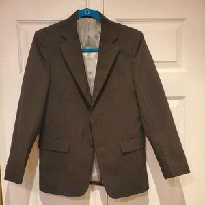 Used Black Xtra Small Pinstripe Jacket